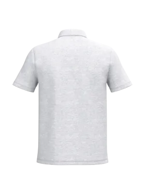 Men's pique polo shirt – Ideal Ash Heather