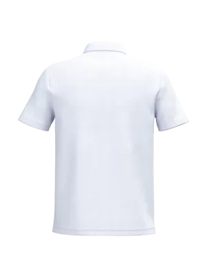 Men's pique polo shirt – Ideal White