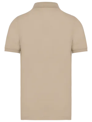 Polo piqué Bio180 homme – Light Sand
