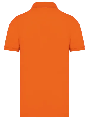 Polo piqué Bio180 homme – Orange