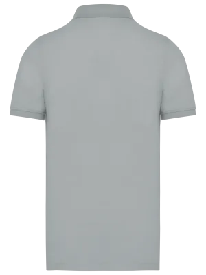 Polo piqué Bio180 homme – Snow Grey