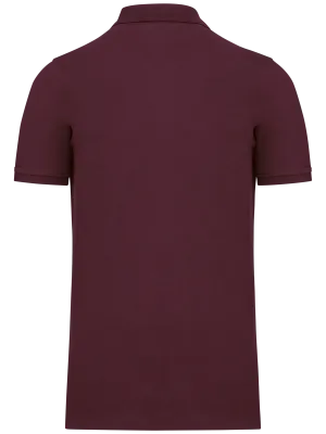Polo piqué Bio180 homme – Wine