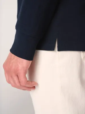 Polo piqué LSL homme
