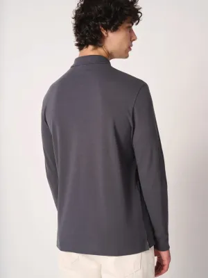 Polo piqué LSL homme