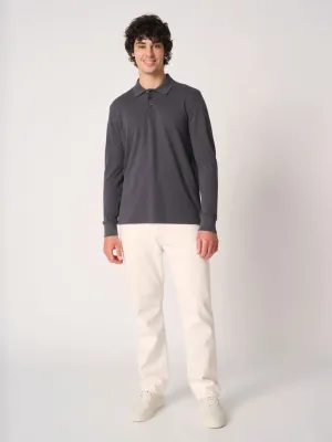 Polo piqué LSL homme