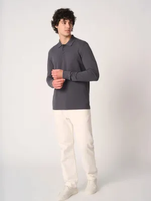 Polo piqué LSL homme