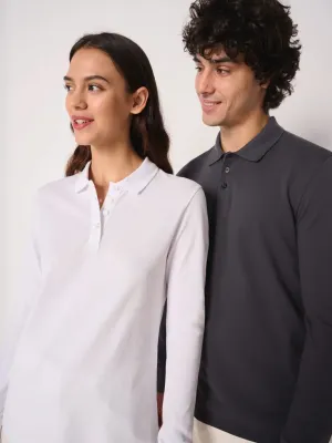 Polo piqué LSL homme