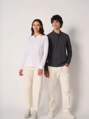 Polo piqué LSL homme