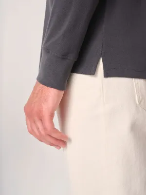 Polo piqué LSL homme