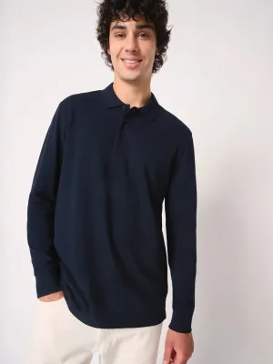 Polo piqué LSL homme