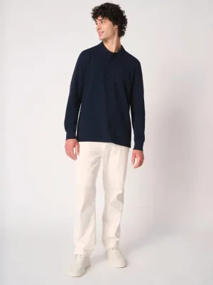 Polo piqué LSL homme