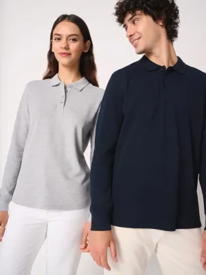 Polo piqué LSL homme
