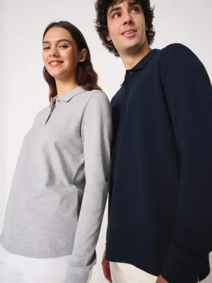 Polo piqué LSL homme