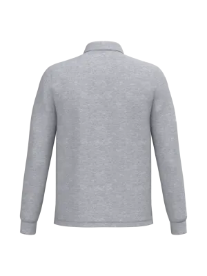 Polo piqué LSL homme – Ideal Oxford Grey