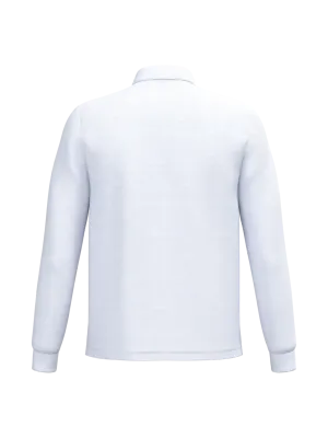 Polo piqué LSL homme – Ideal White