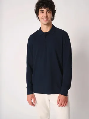 Polo piqué LSL homme