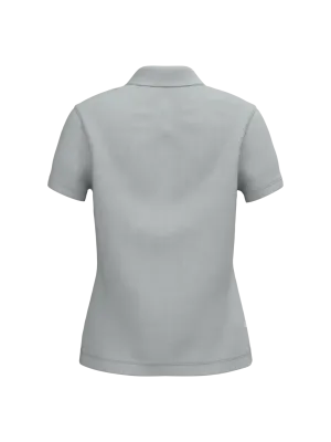 Ladies’ short-sleeved piqué polo shirt – Snow Grey
