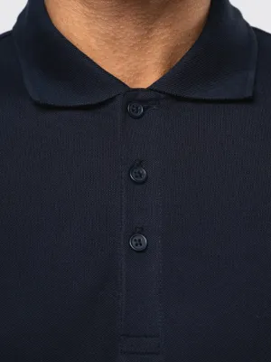 Men's short sleeve piqué polo shirt