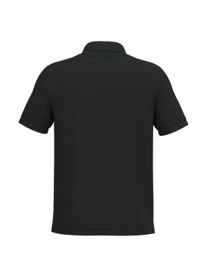 Men's short sleeve piqué polo shirt – Black