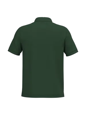 Men's short sleeve piqué polo shirt – Forest Green