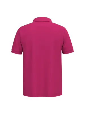 Polo piqué manches courtes homme – Fuchsia