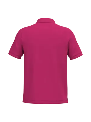 Men's short sleeve piqué polo shirt – Fuchsia