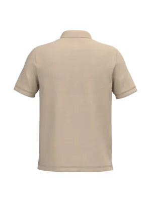 Men's short sleeve piqué polo shirt – Light Sand