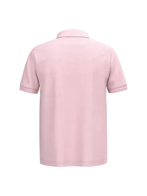 Polo piqué manches courtes homme – Pale Pink