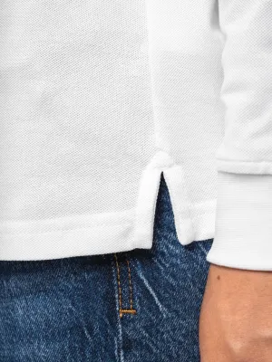 Polo piqué de manga larga Bio180 de mujer