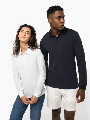 Polo piqué manches longues Bio180 homme