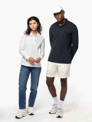 Polo piqué manches longues Bio180 homme