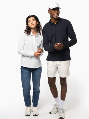 Polo piqué manches longues Bio180 homme