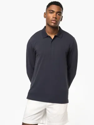 Polo piqué manches longues Bio180 homme
