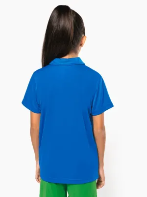 Kids' short-sleeved polo shirt