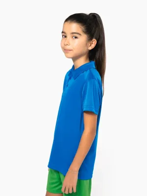 Kids' short-sleeved polo shirt