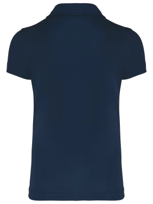 Kids' short-sleeved polo shirt – Navy
