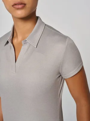 Polo deportivo de manga corta de mujer
