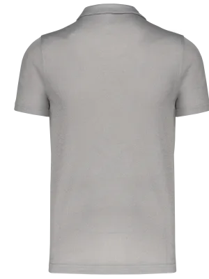 Polo sport manches courtes – Grey Melange