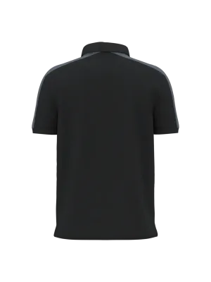 Unisex Bicolor Team Polo Shirt – Black / sporty grey