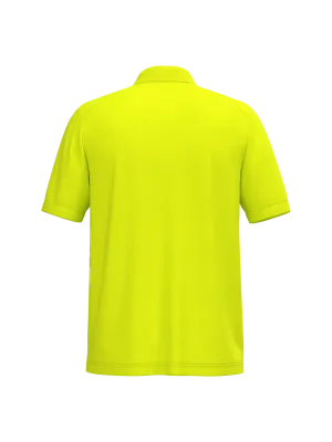 Polo unisex ecorresponsable de algodón/poliéster – Fluorescent Yellow