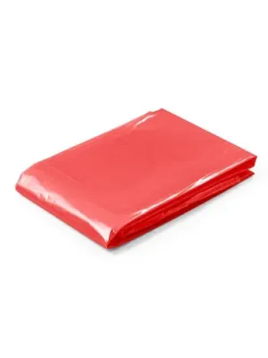 SANDRA. Waterproof poncho – Rouge