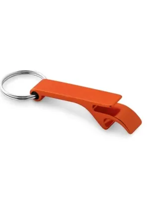 BAITT. Porte-clés en aluminium avec ouvre-capsules – Orange