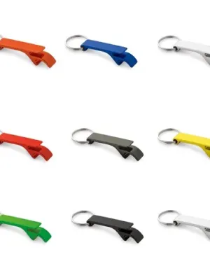 BAITT. Porte-clés en aluminium avec ouvre-capsules