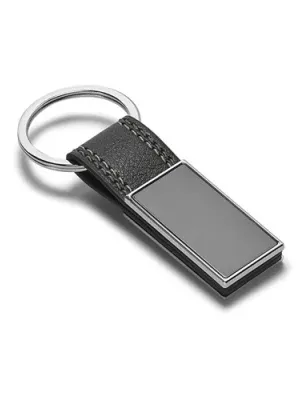 BALE. Metal and PU keyring