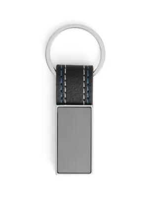 BALE. Metal and PU keyring