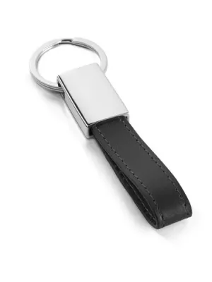 WATOH. Porte-clés en métal et PU – Noir