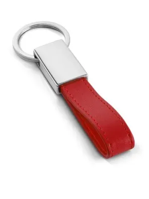 WATOH. Porte-clés en métal et PU – Rouge