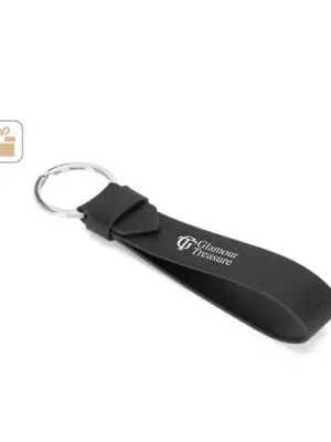 WATOE. PU keyring with ring