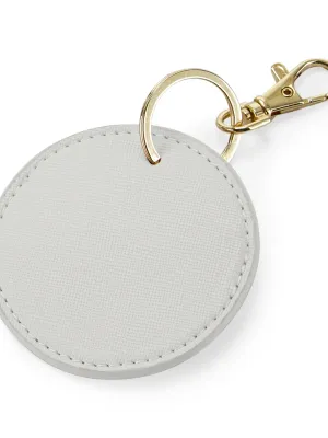 Porte-clés rond – Soft grey