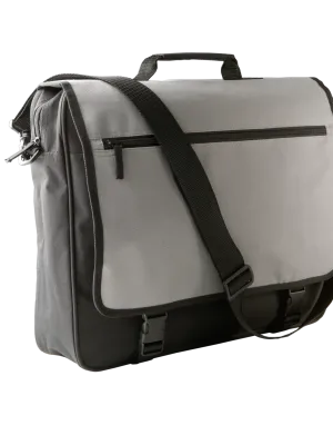 Porte-document avec rabat – Black / Light Grey